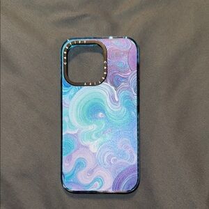 Swirl Pattern Phone Case - Blue and Purple